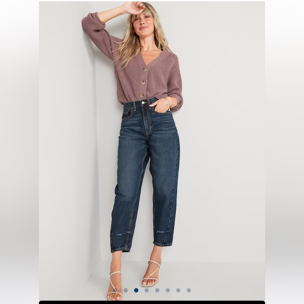 Extra High-Waisted Balloon Jeans